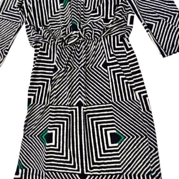 🎉PRICE REDUCED🎉 Donna Morgan Blue Blouson Shift Dress 4‎ Lined Office Casual - Picture 4 of 13